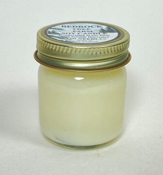 SOY CANDLE Fir Needle Natural Mason Mini Jar 1.25 oz. Single Cotton Wick - MJ125N