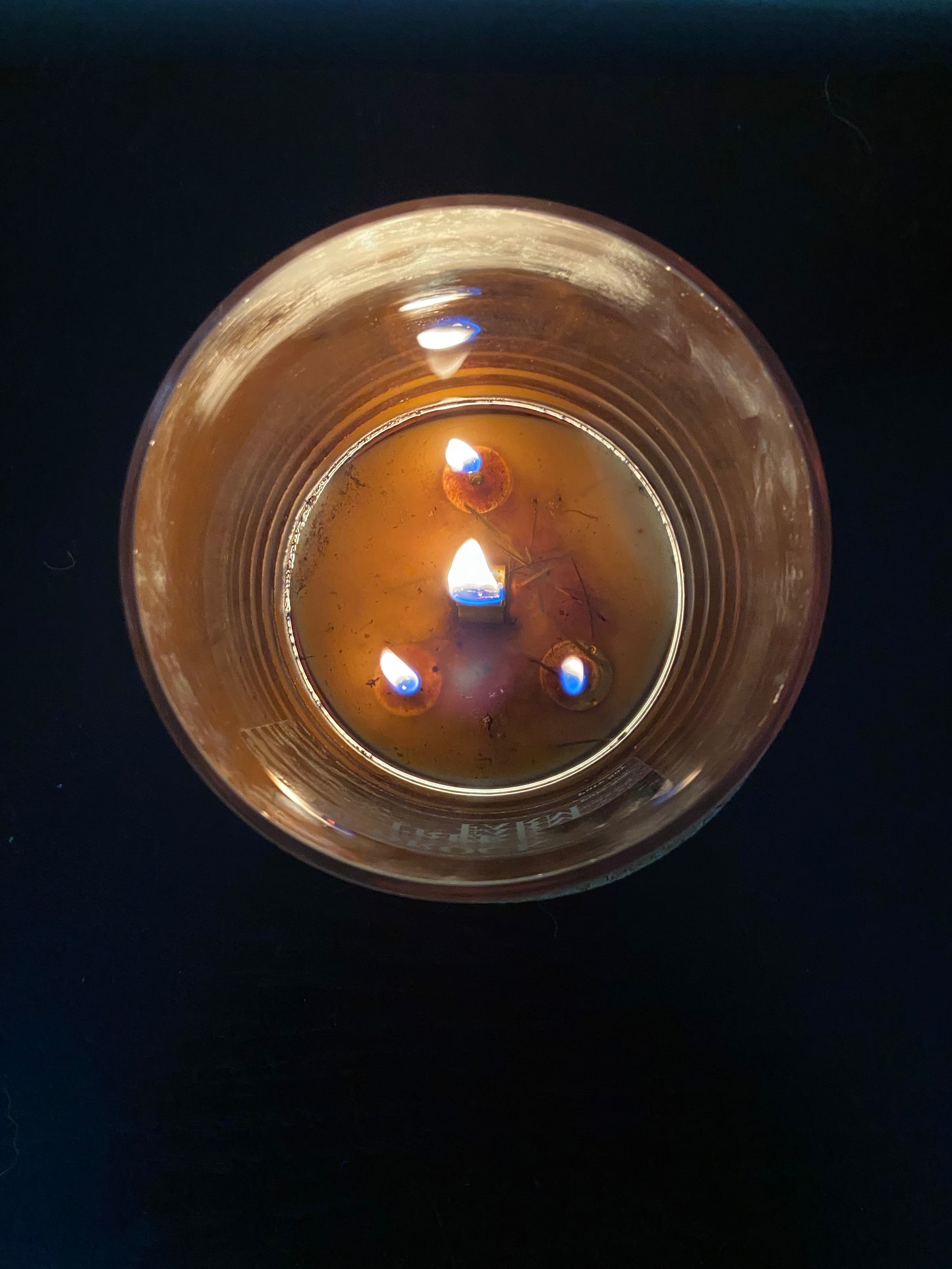 SOY CANDLE - Fir Needle Natural VASE - 32 oz. with one wooden center wick and 3 outer cotton wicks - V32N